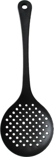 Crna šeflja s rupama od PBT-a, 32 × 10,8 cm