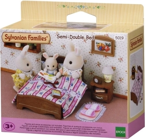Bračni krevet s noćnim ormarićem SYLVANIAN FAMILIES