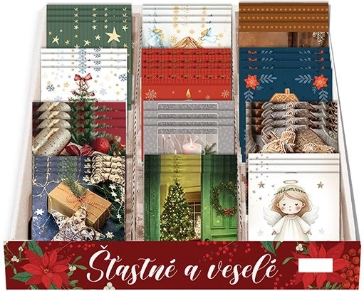 Božićne kartice za darove – set 6 kom
