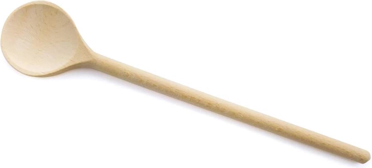 Okrugla drvena kuhača BRILLANTE 20 cm