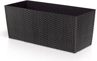 Povišeni samonavodnjavajući žardinjer Rato Case High 60 × 25 × 46 cm, antracit