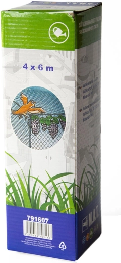 Zaštitna mreža protiv ptica 4 × 6 m, oko 15 × 20 mm