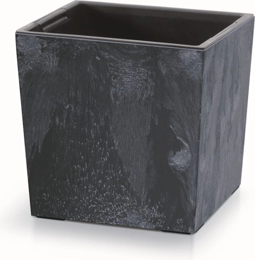 Sadilica Urbi Square Low Beton Effect s uloškom 30 cm antracit