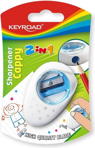 Šiljilo s gumicom KEYROAD Cappy 2u1