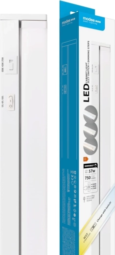 Modee LED podormarićno svjetlo 8 W, 556 mm, 750 lm, 3CCT s prekidačem i zatamnjivanjem