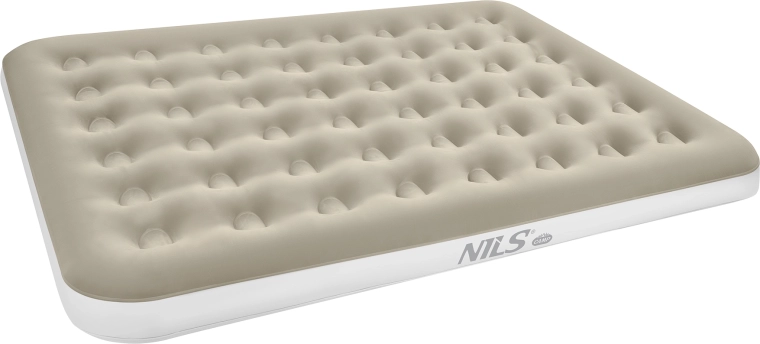 NILS Camp zračna madrac bež 203 × 152 × 22 cm