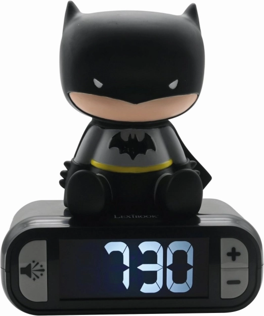 Dječji budilica Batman s noćnim osvjetljenjem