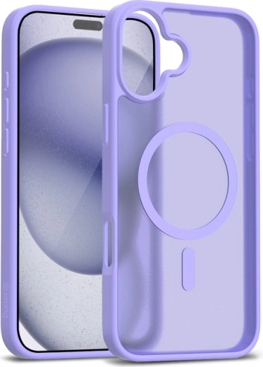 Hibridna mat magnetna futrola MagSafe za iPhone 17 – lavanda