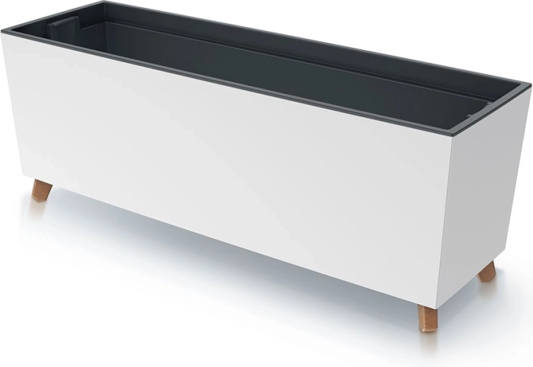 Žardinjera s umetkom 77 cm bijela URBI CASE N
