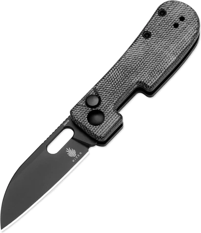 Kizer Banish džepni nož 5,8 cm, crna Micarta