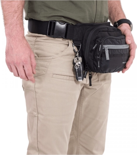 Torbica za struk PENTAGON Runner Concealment – crna