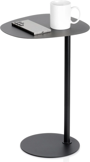 Metalni bočni pomoćni stolić crni 35 × 25 × 53 cm