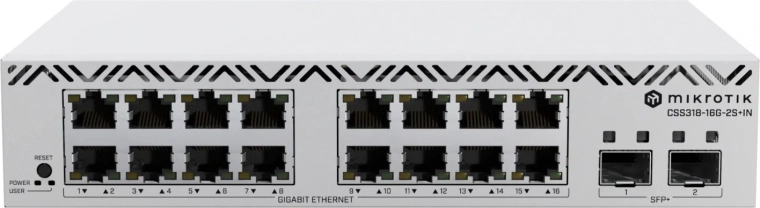 MikroTik pametni switch 16× Gigabit Ethernet i 2× SFP+