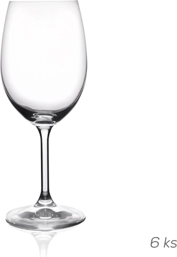 Čaše za vino Lara 350 ml, 6 kom