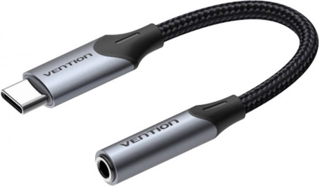 USB-C muški na 3,5 mm ženski audio adapter Vention BGJHA 0,1 m