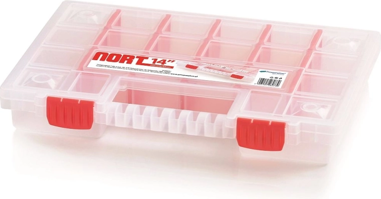 Plastični organizator NORT s 22 pretinaca i uklonjivim pregradama