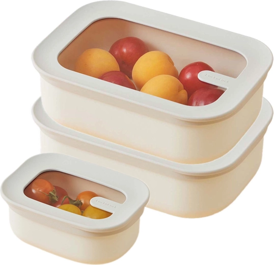 Posuda za hranu LocknLock Dual Nesting, set 3 kom