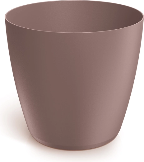 Lončanica Mate 11,9 cm marsala – plastična okrugla lončanica za interijer i eksterijer