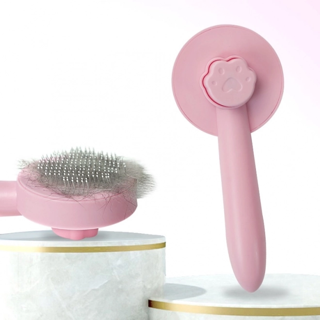 Četka za uklanjanje pseće ili mačje dlake - roza