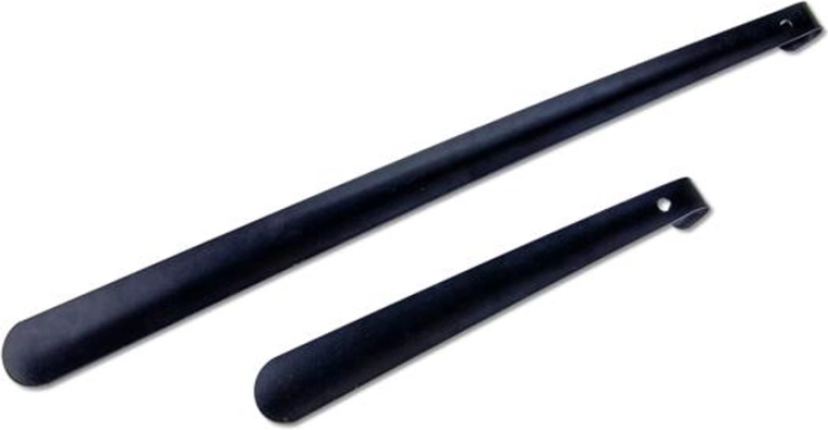 Metalne žlice za obuću, set 2 kom – bijela/crna