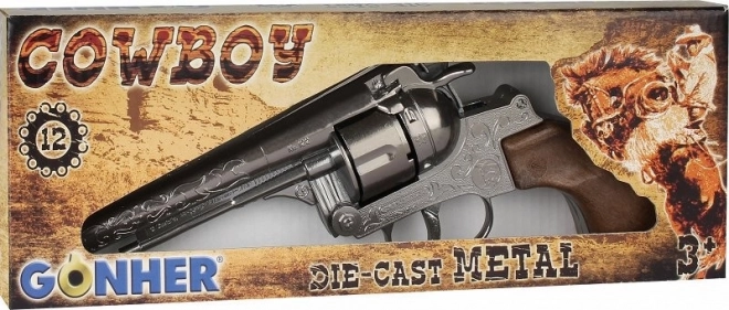 Metalni kaubojski revolver, 12 metaka