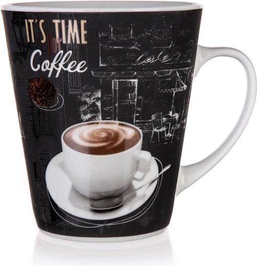 Keramička šalica COFFEE 360 ml – mješavina dekoracija