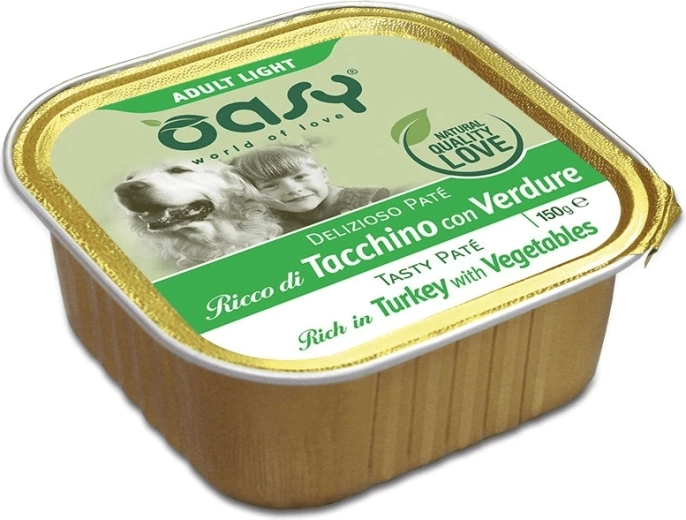 Oasy Tasty Paté Adult Light s puretinom i povrćem 150 g
