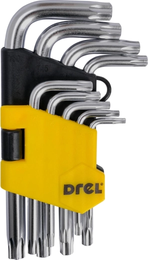 Set torx imbus ključeva T10–T50, 9-dijelni, S2 čelik, DREL