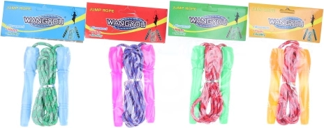 Plastično šareno uže za preskakanje 2,4 m