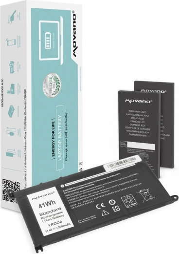 Movano baterija YRDD6 za Dell Inspiron 14 5481 i 5590 (3600 mAh, 41 Wh)