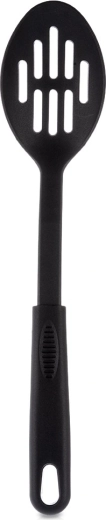 Crna perforirana kutlača BLACKLINE 30,5 cm