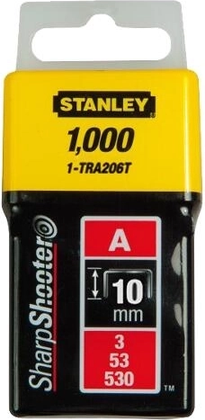 Spajalice 10 mm tip A STANLEY, 1000 kom