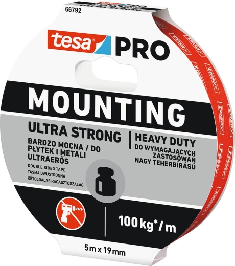 Montažna traka Ultra Strong 19 mm × 5 m Tesa