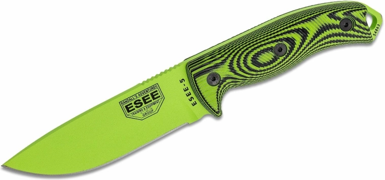 ESEE 5 Venom univerzalni nož 13,3 cm, G10, kydex futrola
