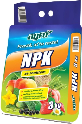 Univerzalno granulirano gnojivo NPK 3 kg AGRO