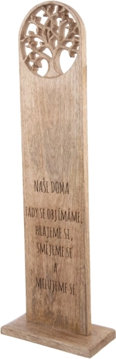 Naše doma drvena daska za posluživanje od mangova drva 80 cm
