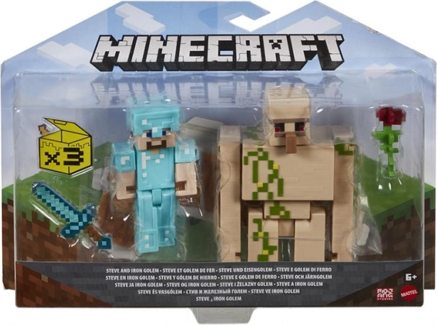 Minecraft figurice 8 cm – dvostruko pakiranje s dodacima