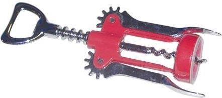 Krilna vadičep za vino UNIPEX, metalni, 15,5 cm