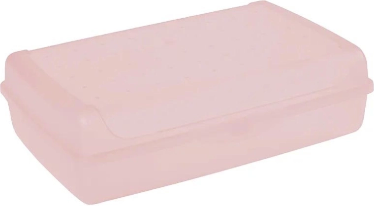 Luca kutija za pohranu s klik poklopcem Maxi 3,7 l ružičasta