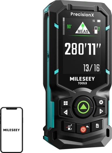 Mileseey S50 laserski daljinomjer sa zelenim laserom 120 m