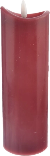 LED svijeća s timerom bordo 20 cm