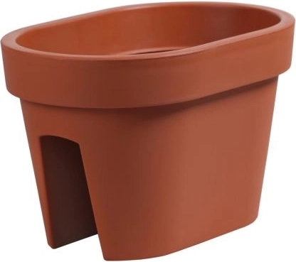 Žardinijera za ogradu LOFLY RAILING 39,6 cm – terakota