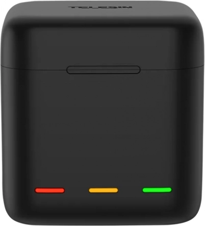 Telesin punjač s 3 utora i futrola za baterije GOPRO HERO 12/11/10/9