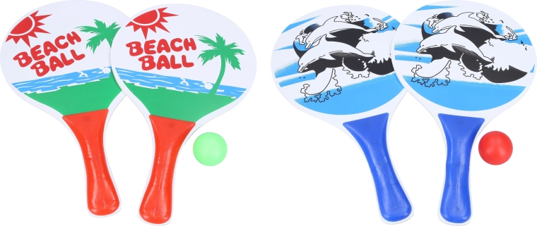 Tenis na plaži – set od 2 reketa i loptica