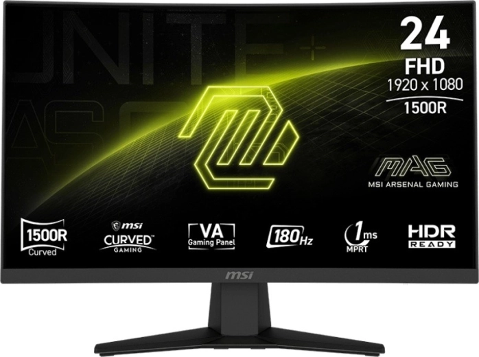 Zakrivljeni monitor 23,6" MAG 244C LED FHD 180 Hz crni