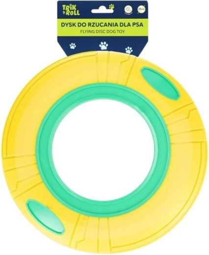 Disk za psa žuto-zeleni