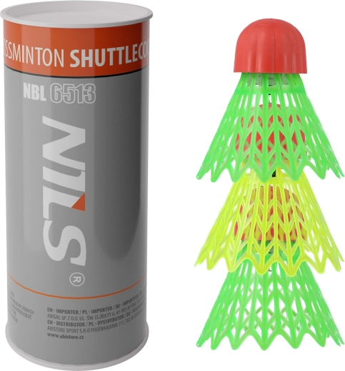 Crossminton loptice NILS NBL6513, 3 kom