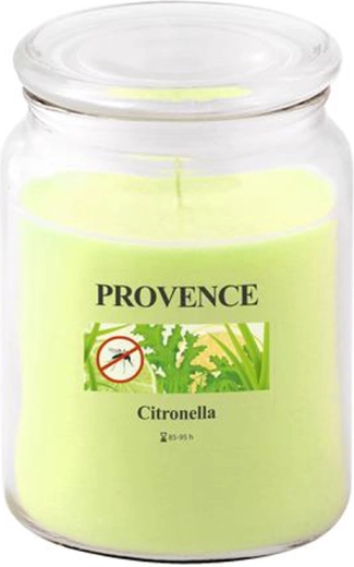 Mirisna svijeća u staklu s mirisom citronelle PROVENCE 95 sati