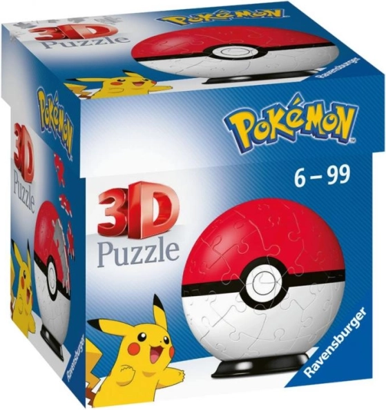3D puzzle Pokémon Poké Ball od Ravensburgera, 54 dijelova