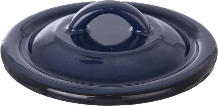 Emajlirani poklopac plavo-bijeli 16 cm